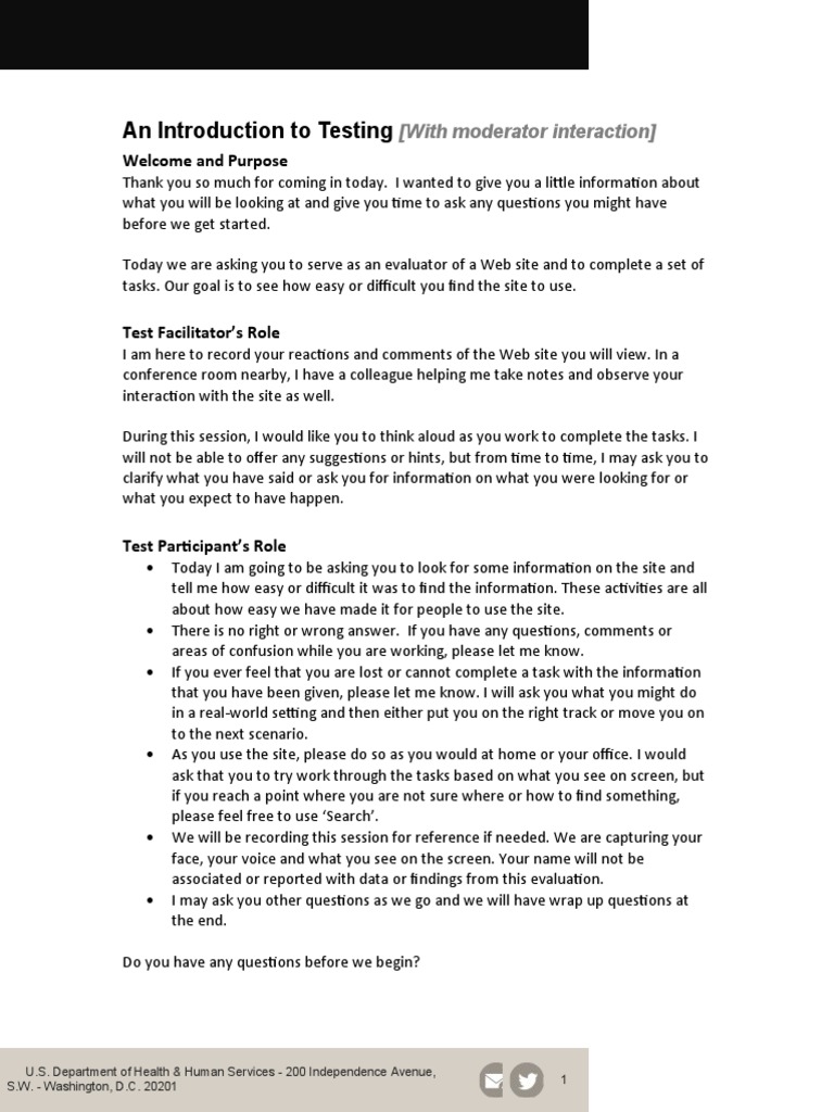 Website Usability Testing Guide | PDF | Cognition | Psychological Concepts