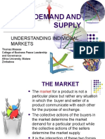 Demand and Supply: Understanding Individual Markets