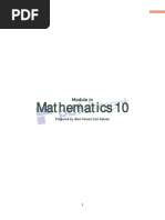 Module in Mathematics 10