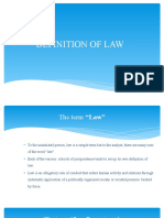 Definition of Law Explained in Detail