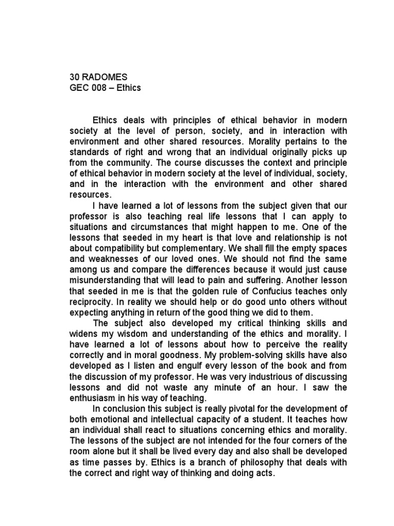 💌 Individual reflection paper example. Individual Reflective Essay