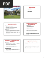 Type of Studies: Sample Size Determination