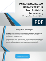 Teori Arsitektur Pertemuan 4