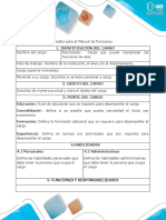 Modelo para El Manual de Funciones - Anexo 2 PDF