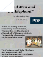 Six Blind Men & The Elephant