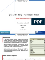 Situación Laboral Del Comunicador Social (Diagnóstico)