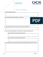 1.3 Storage End of Unit Quiz Lesson Element