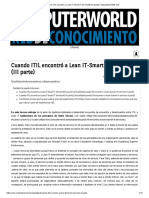 Cuando ITIL encontró a Lean IT-Smart IT Services© (III parte) _ Actualidad _ RED CW