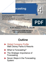 Forecasting: Dr. Drs. Sunarno Handoyo. Sh. Spd. MM Fakultas Ekonomi Dan Bisnis Universitas Muria Kudus