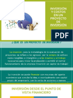 Inversión y costos en un proyecto de inversión.ppt