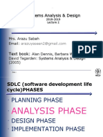 System Analysis and Design Lecture 2