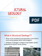 Structural Geology Lecture 10 Key Concepts