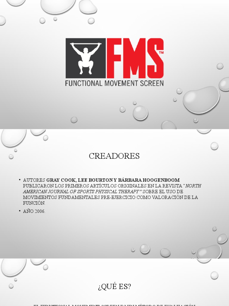 FMS | PDF | Hombro | Rodilla
