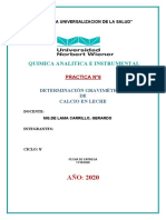 DETERMINACIÓN GRAVIMÉTRICA DE CALCIO EN LECHE- practica N°6.docx