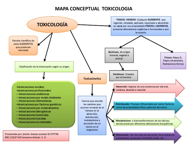 Arriba 90+ imagen mapa mental de toxicologia