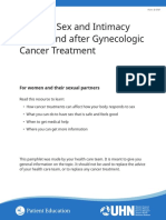 Intimacy and Sexuality After Treatment For Gynecologic Cancer