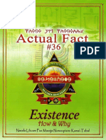 Actual Fact 36 - Existence, How & Why PDF