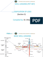 Basic Well Logging (Pet 407) : (Section 3) Dr. Ohia