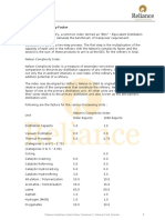 Nelson's Complexity Factor: Reliance Industries Limited, Maker Chambers IV, Nariman Point, Mumbai