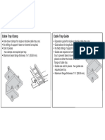 Cable Tray Guide Cable Tray Clamp