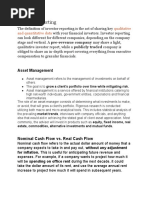 Investor Reporting: Asset Management