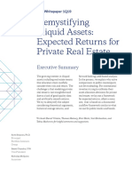Expected Returns For Real Estate PDF