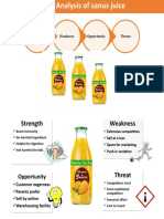 SWOT Analysis of Senus Juice