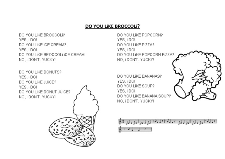 Do You Like Broccoli? | PDF
