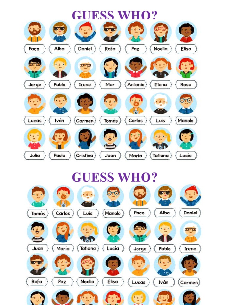 Free printable free guess who game for kids twinkl usa 44 off