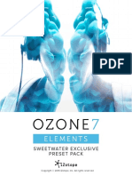 README - Sweetwater - Exclusive Preset - Pack - For - Izotope - Ozone - 7 - Elements PDF