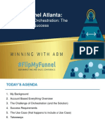 #Flipmyfunnel Atlanta:: Marketing-Sdr Orchestration: The Fastest Path To Success