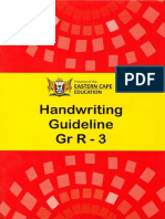 Handwriting Guideline GR R - 3 PDF