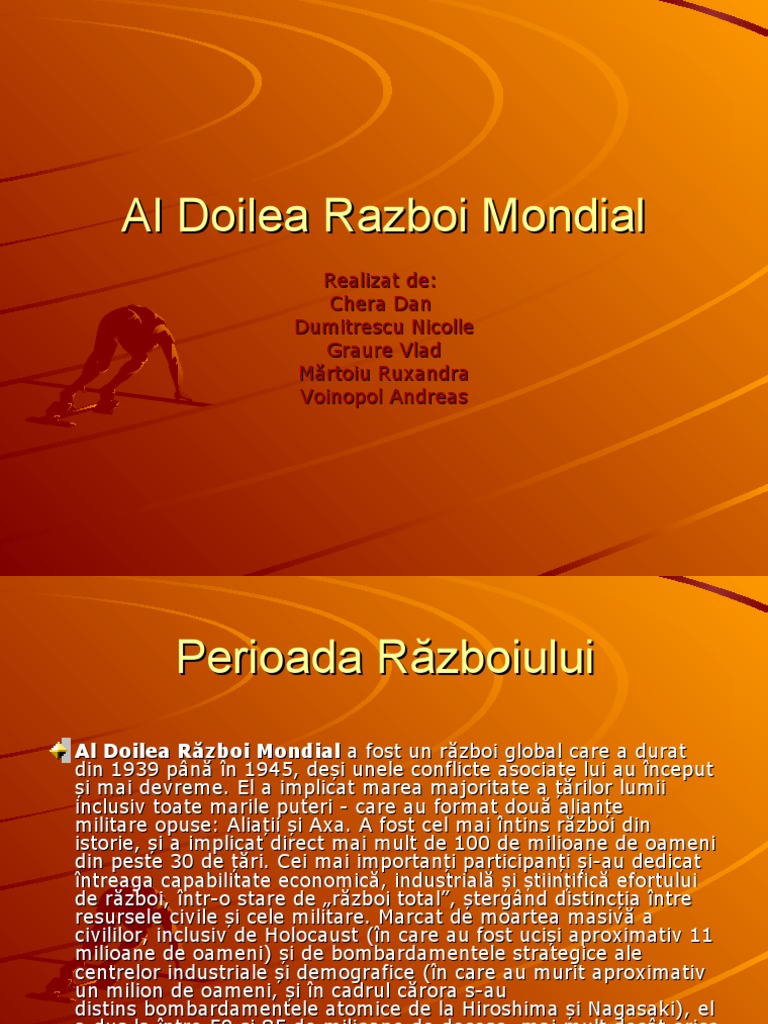 Al Doilea Razboi Mondial PDF