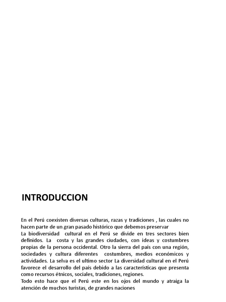 Cultura y Costumbres de la Selva Peruana | PDF | Selva amazónica | Perú
