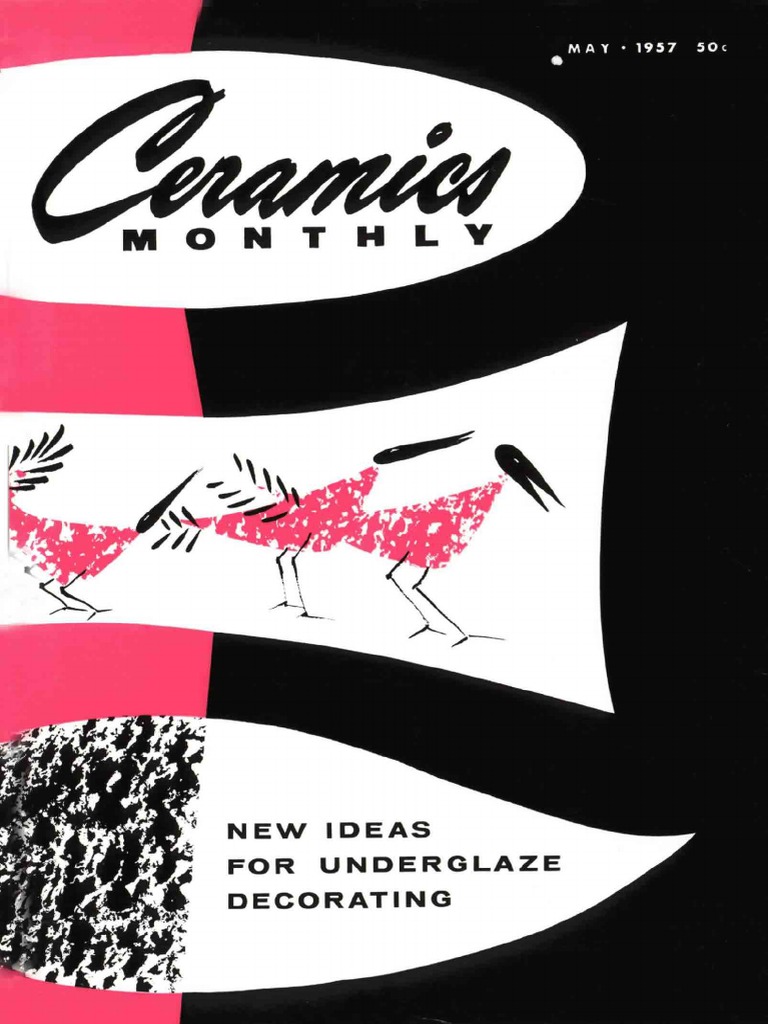 Ceramics Monthly (May 1957) PDF Pottery Ceramics