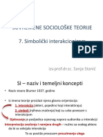 Simbolički Interakcionizam