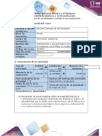 Guía de Actividades y Rúbrica de Evaluación - Tarea 3 - Reconocieminto de Perfil Del Licenciado-2