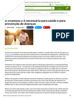 A vitamina D é necessária para saúde e para prevenção de doenças.pdf