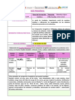 Guía Pedagógica Química 4to Año Glomelys López 2020 2021