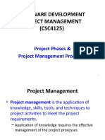 Software Development Project Management (CSC4125)