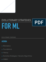 Evolutionary Strategies ML - 2017