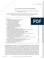 Neuroendocrine Control of Body Fluid Metabolism