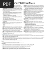 3rd Ed General Cheat Sheet PDF