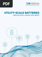 Utility-Scale Batteries: Innovation Landscape Brief