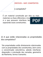 1 Lista de Exerccios de Fixao - Mat. Compsitos