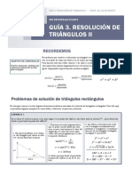 Guía 3. Resolución de Triángulos PDF