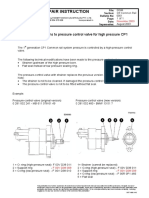 Repair Instruction: Subject: Modifications To Pressure Control Valve For High Pressure CP1