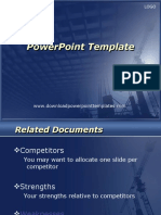 Blue building Powerpoint the Templates