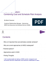 Improving Realism Combining Cost and Schedule Risk Analysis - Martin Seasman, CAAS PDF
