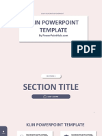 Klin Powerpoint Template: Enjoy Your Creative Powerpoint